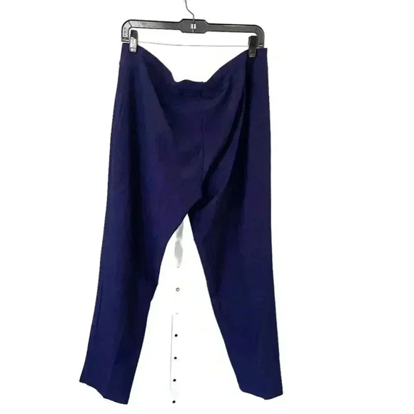 Eileen Fisher System Slim Ankle Stretch Crepe Pants size Large - Picture 3 of 8